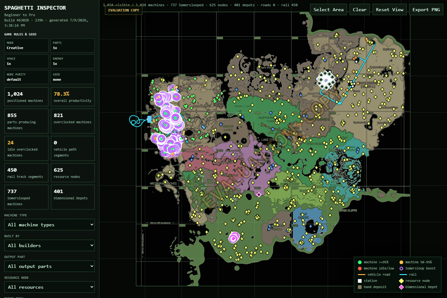 Map overview